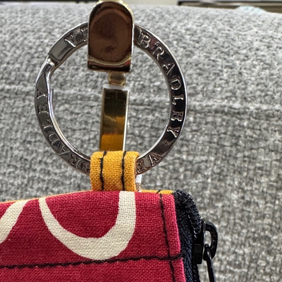 Vera Bradley Black and Gold Keychain - Picture 4 of 6